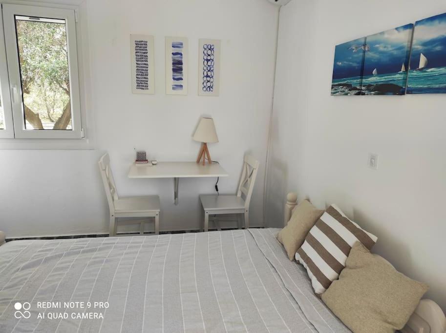 White Villa In Olive Trees And Seaview To Panagia Almiropótamos Exterior foto